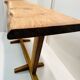 Console en bois massif