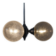 Vintage Sputnik Bubble Glass Lamp