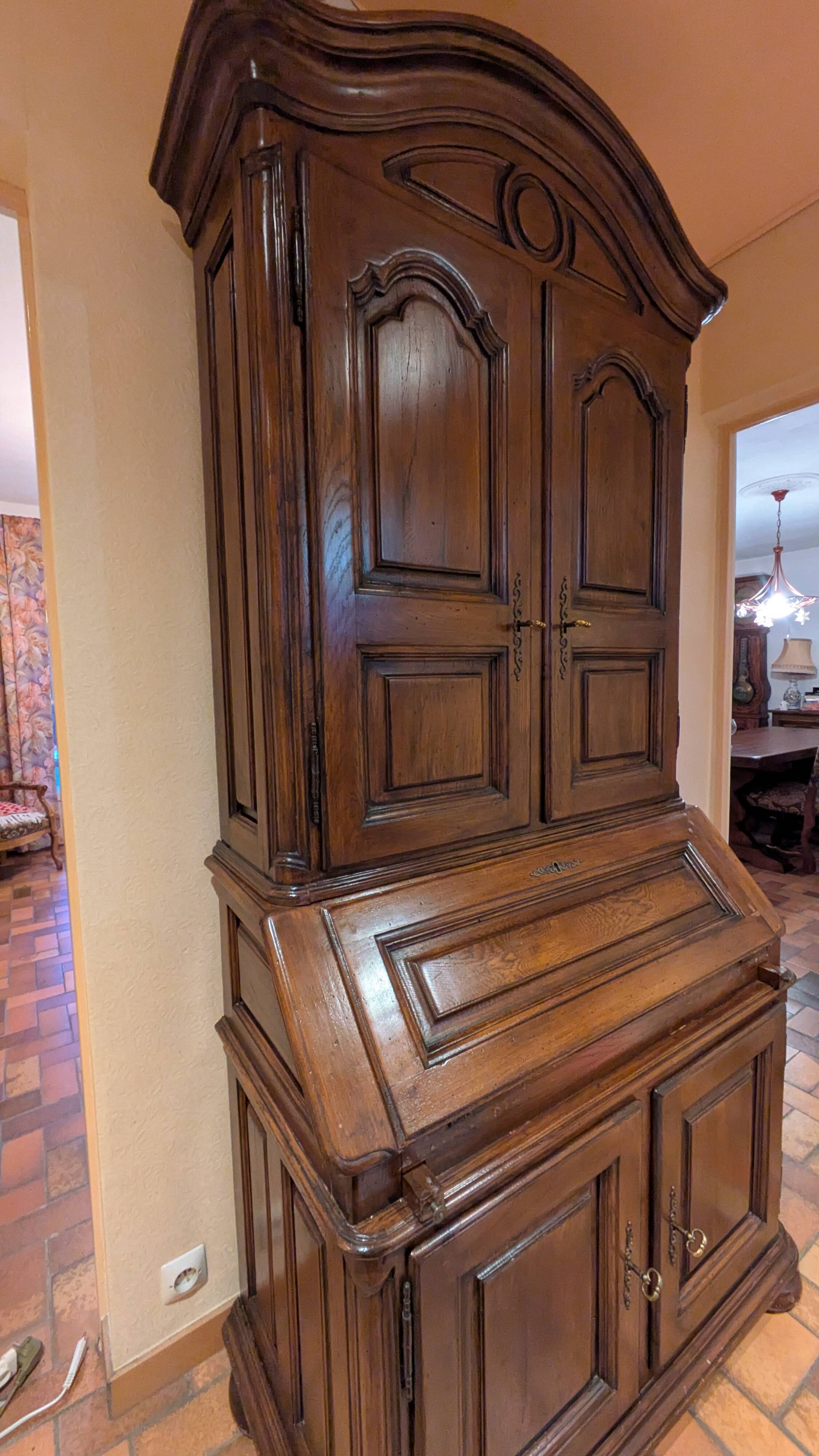 Spanish secretary in solid oak