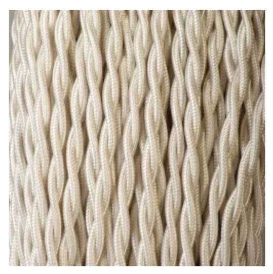 Venetian lamp, 2M fabric cable, cotton shade