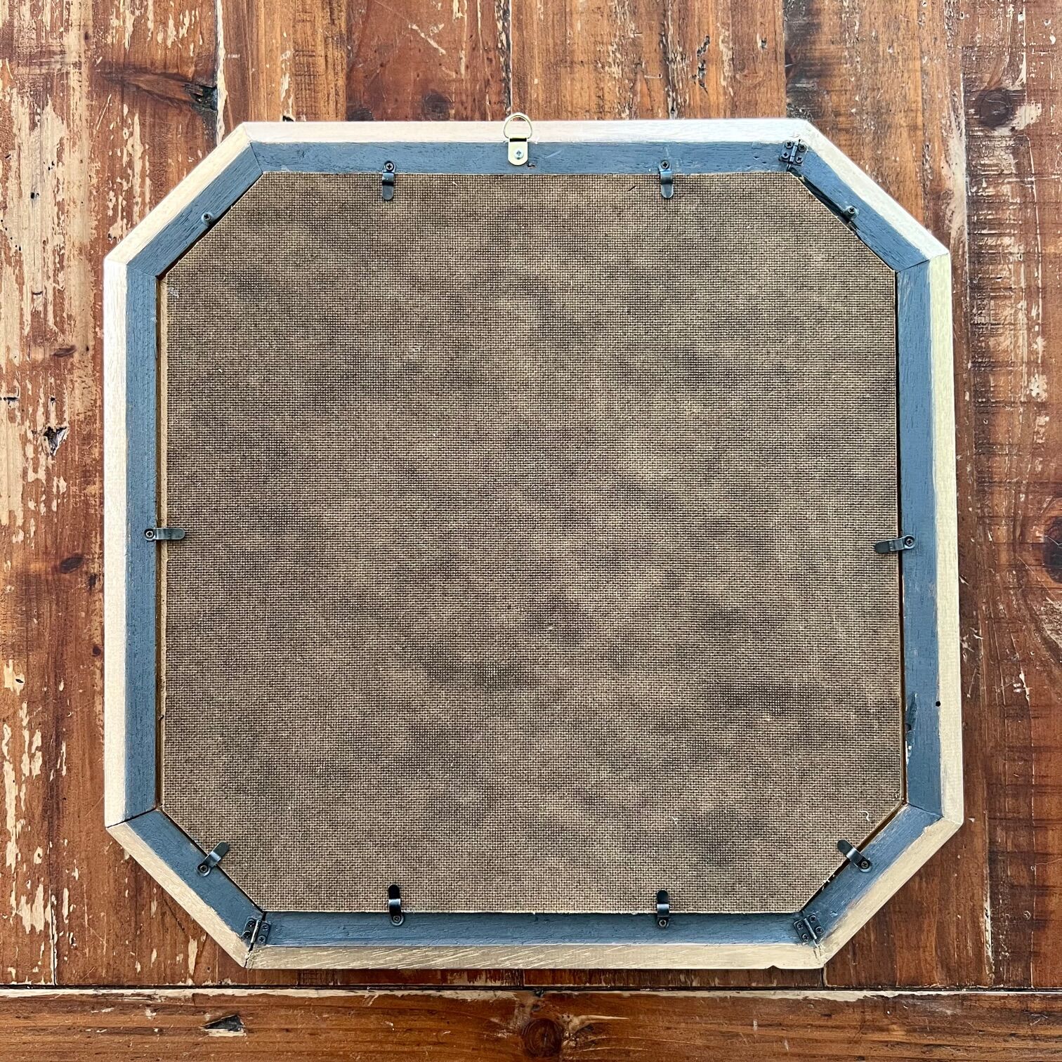 Octagonal golden mirror