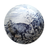 Plat creux motif Sanglier