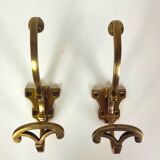 Pair of vintage coat hooks