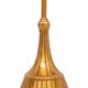 pair Beautiful Gold Leaf Table lamps Elegant Design 1970s France