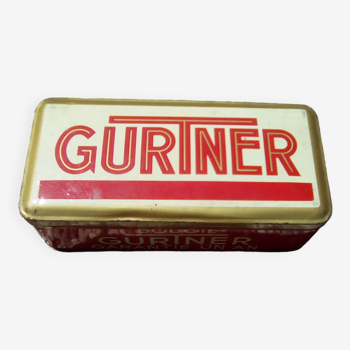 Gurtner box in folded metal 60s.