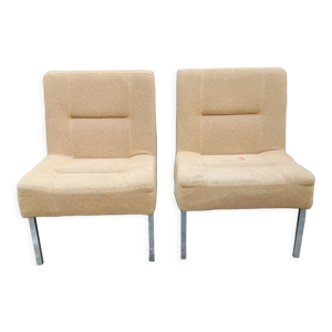 Paire de fauteuils vintages