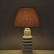 Lampe de table en porcelaine vintage des années 1970 GDR.