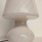 Lámpara de mesa "seta"de cristal de Murano. Italy, 1980s.