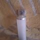 Art deco sand-glass wall light