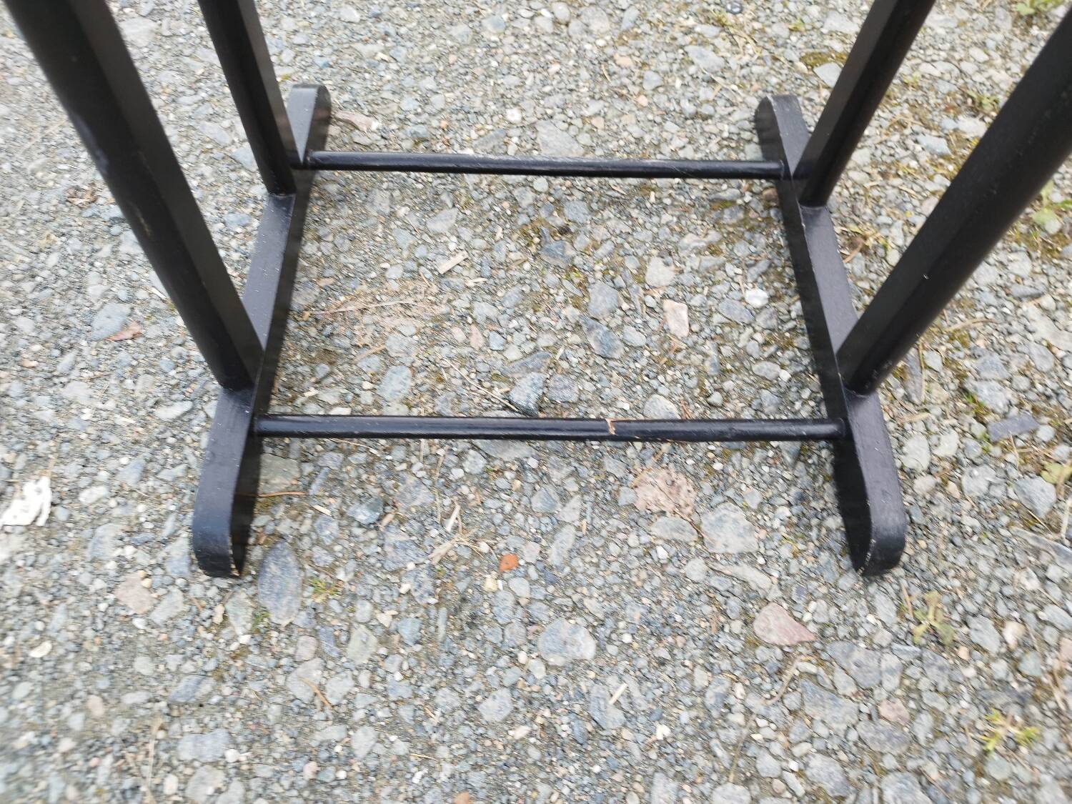 Valet black coat holder