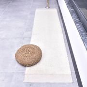 2x8 White Handmade Wool Vintage Runner Rug, 67x246Cm