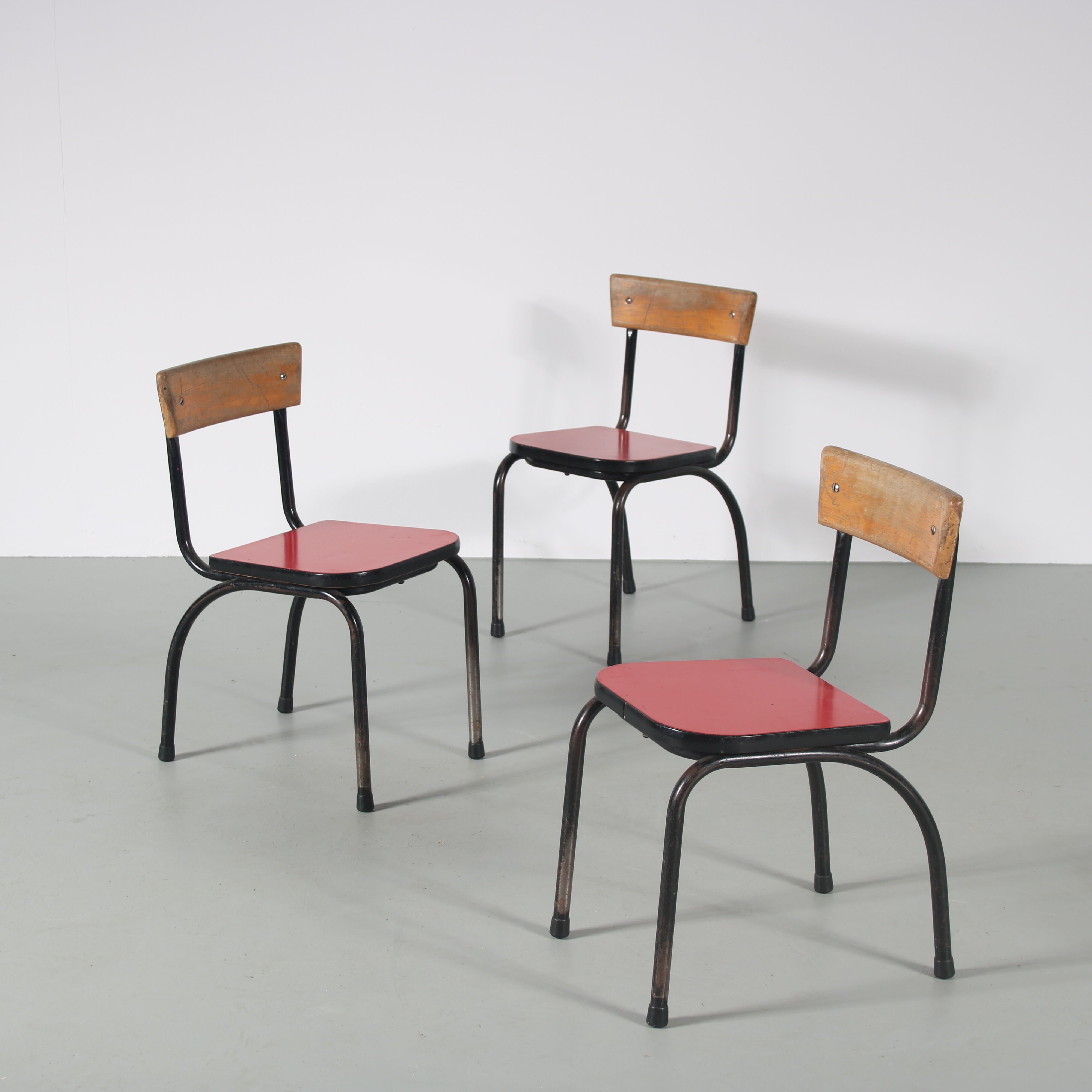 1950s children chair by Willy van der Meeren for Tubax, Belgium