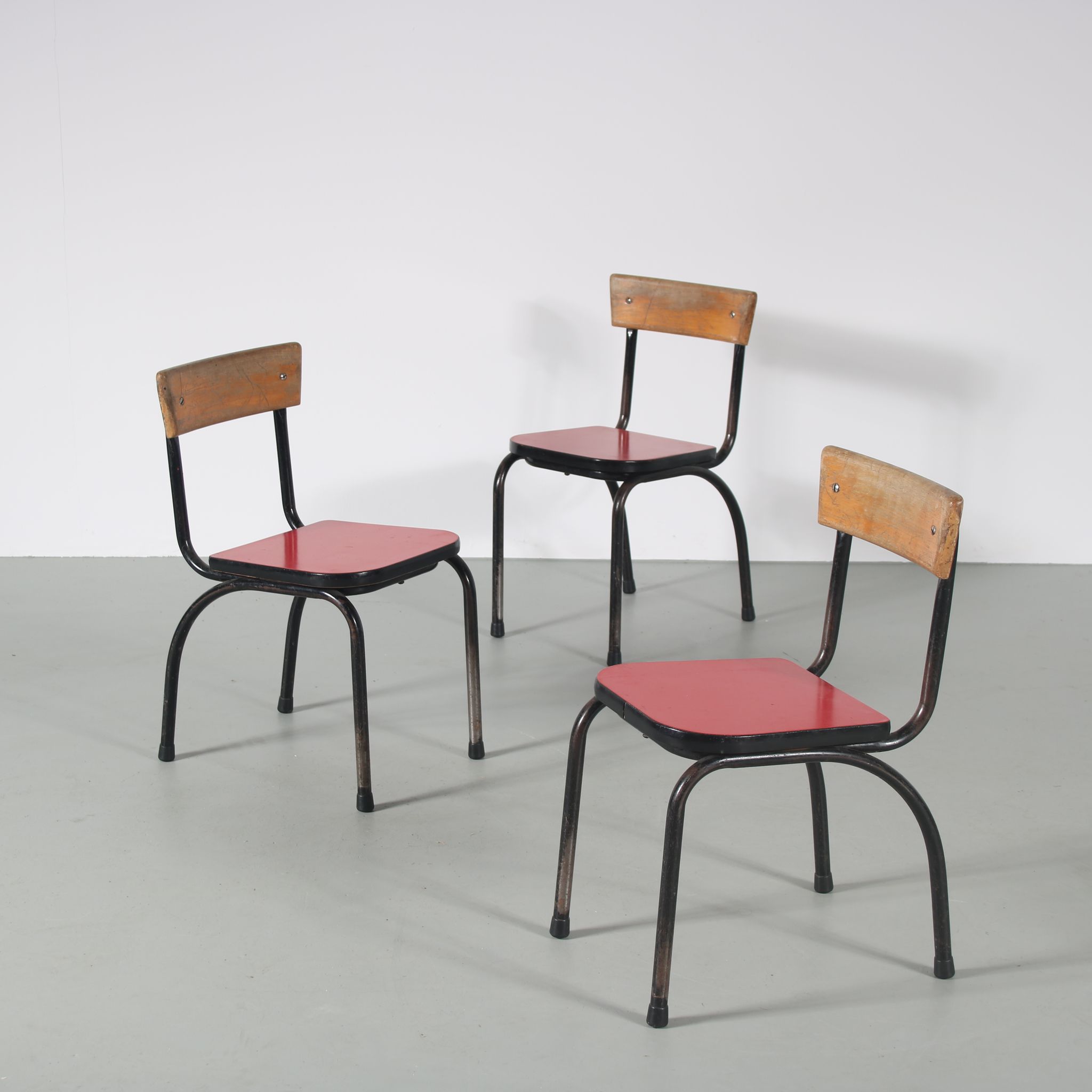 1950s children chair by Willy van der Meeren for Tubax, Belgium
