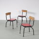 Chaise pour enfants des années 1950 par Willy van der Meeren pour Tubax, Belgique