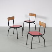 1950s children chair by Willy van der Meeren for Tubax, Belgium
