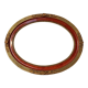 Old oval wooden frame