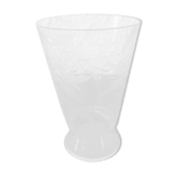 Vase en cristal taillé