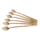 Teaspoons, mocha, golden, Russian style