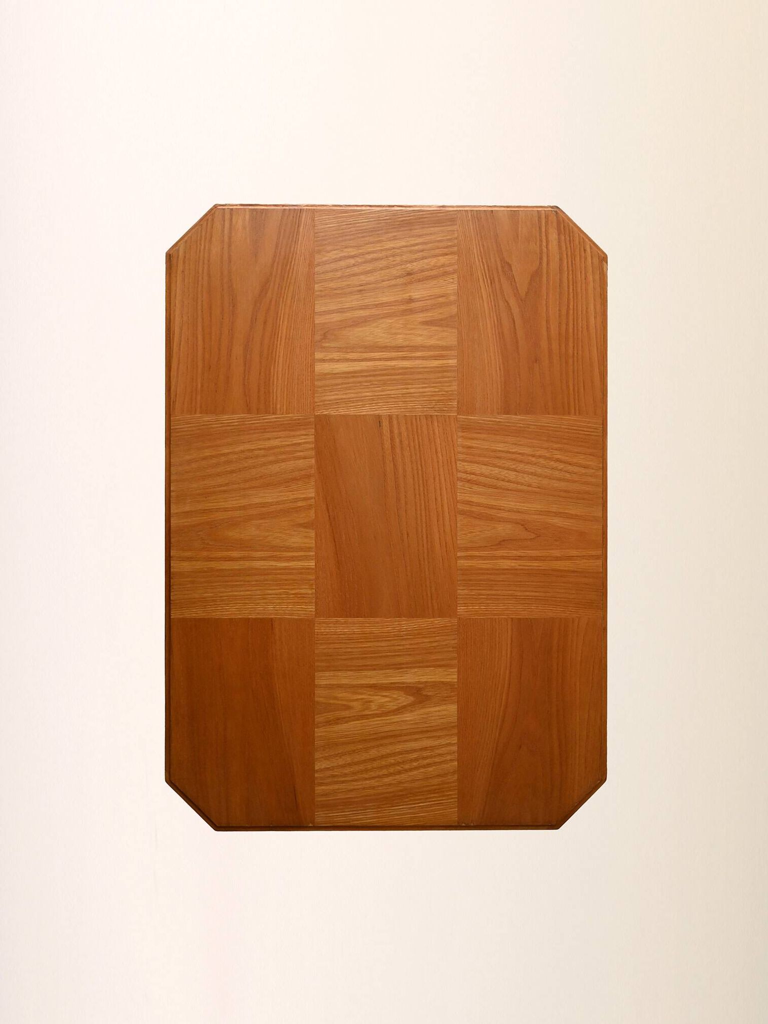 Decorative birch coffee table with magazine rack