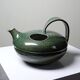 Glazed stoneware jug/pourer/watering can, vintage La Borne craftsmanship.