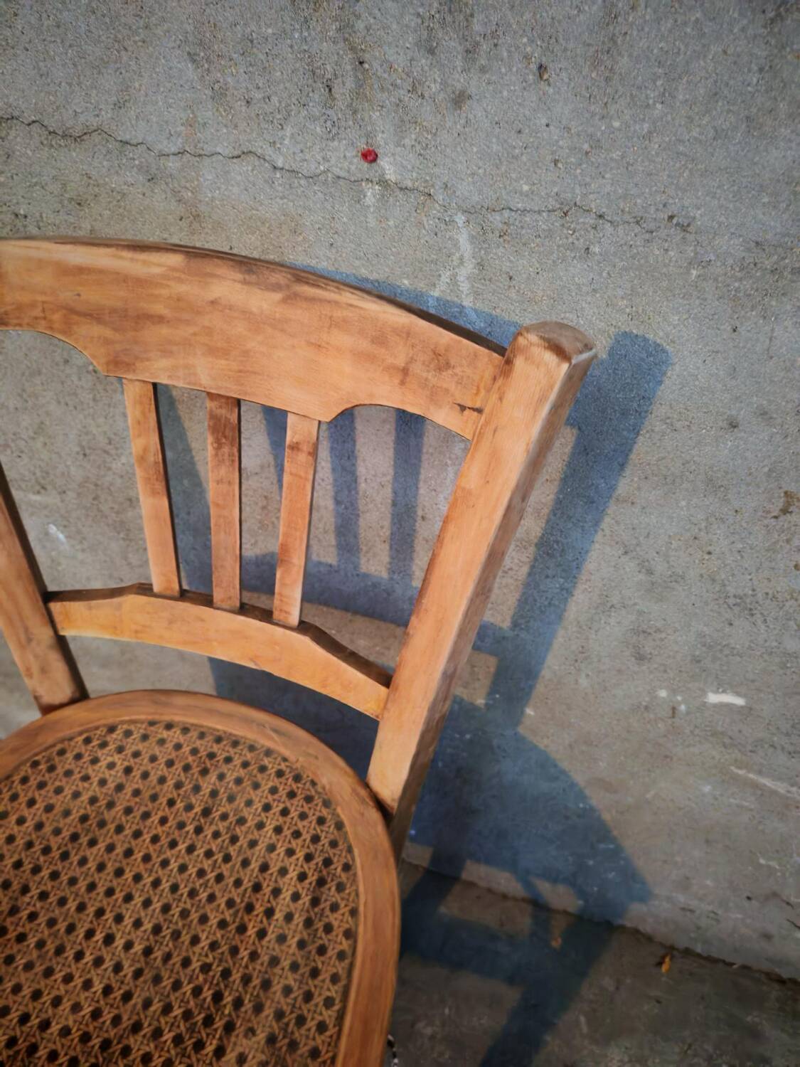 Cane bistro chair in the style of Thonet or Baumann
