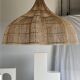 Suspension en rotin en forme de fleur, tulipe, corolle H1m D1m50