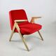 Fauteuil Red Bunny par Józef Chierowski