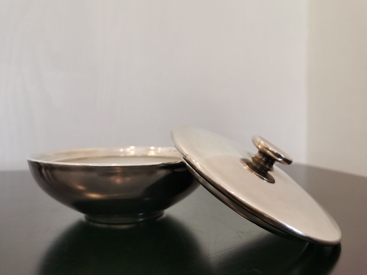 Heinrich porcelain and silver tea set