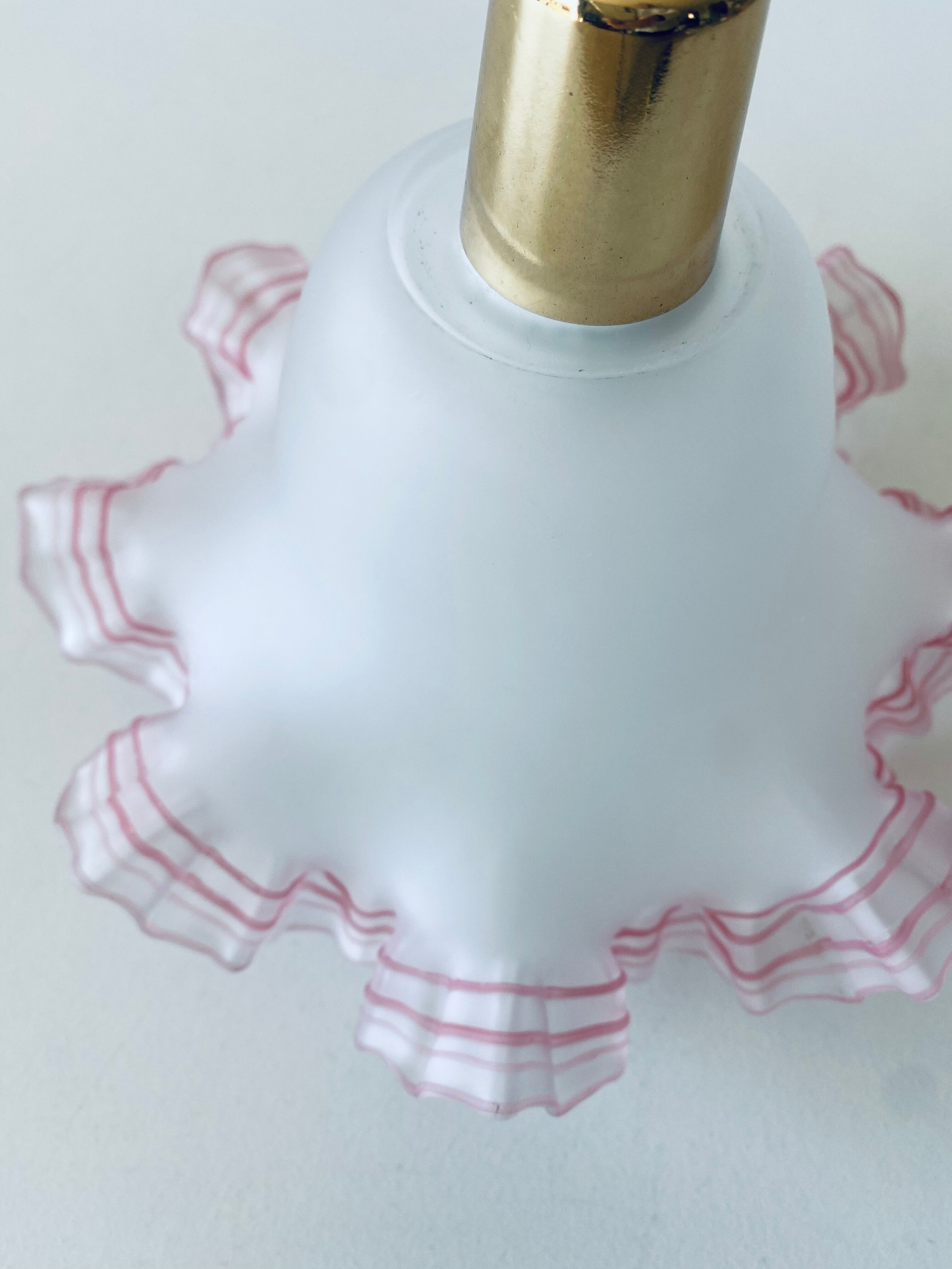 Telescopic wall light, brass and glass