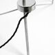 Original 1960s metal chrome floor lamp by Josef Hurka for Napako Czech
