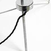 Original 1960s metal chrome floor lamp by Josef Hurka for Napako Czech