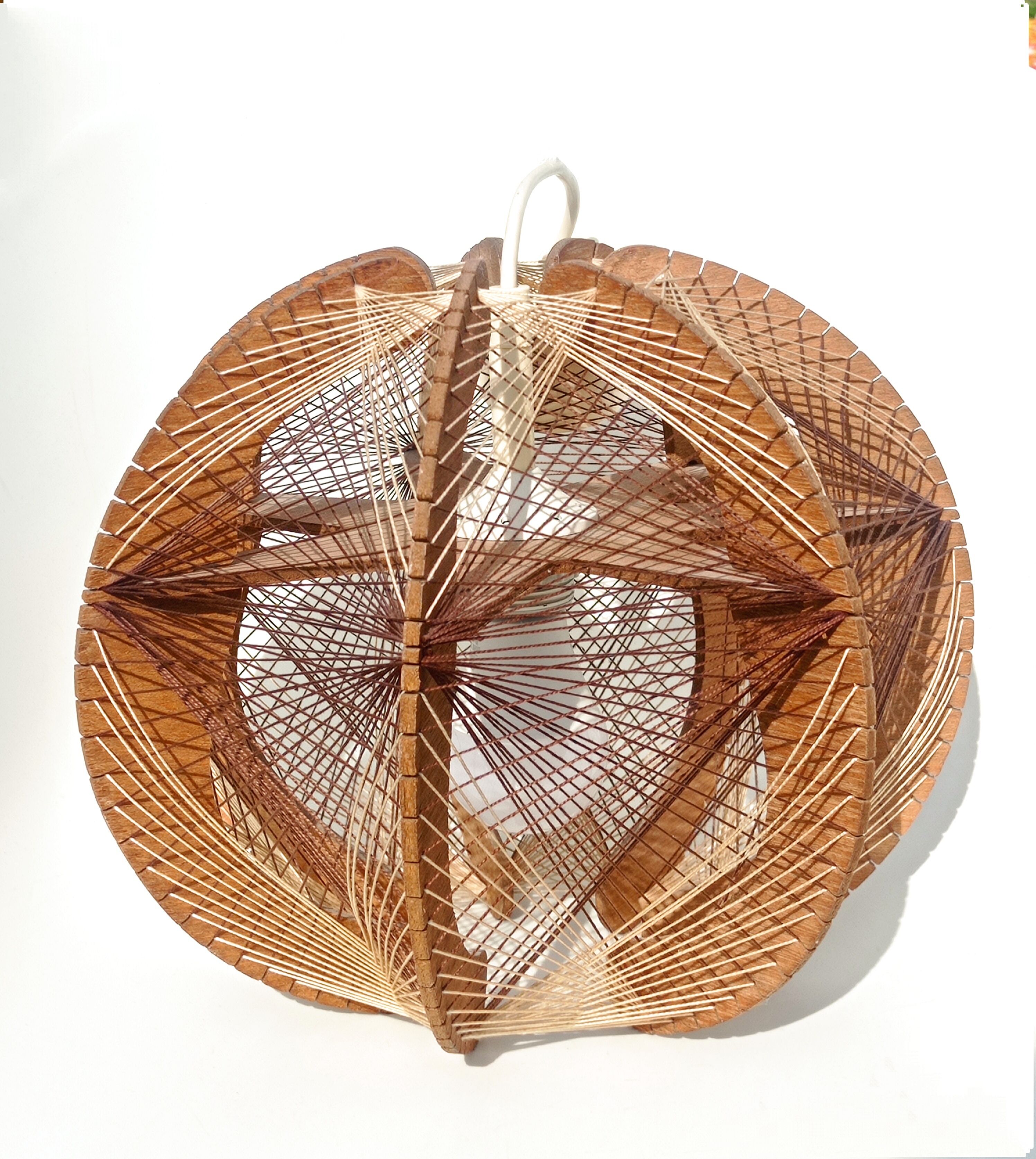 Suspension wires and Scandinavian wood