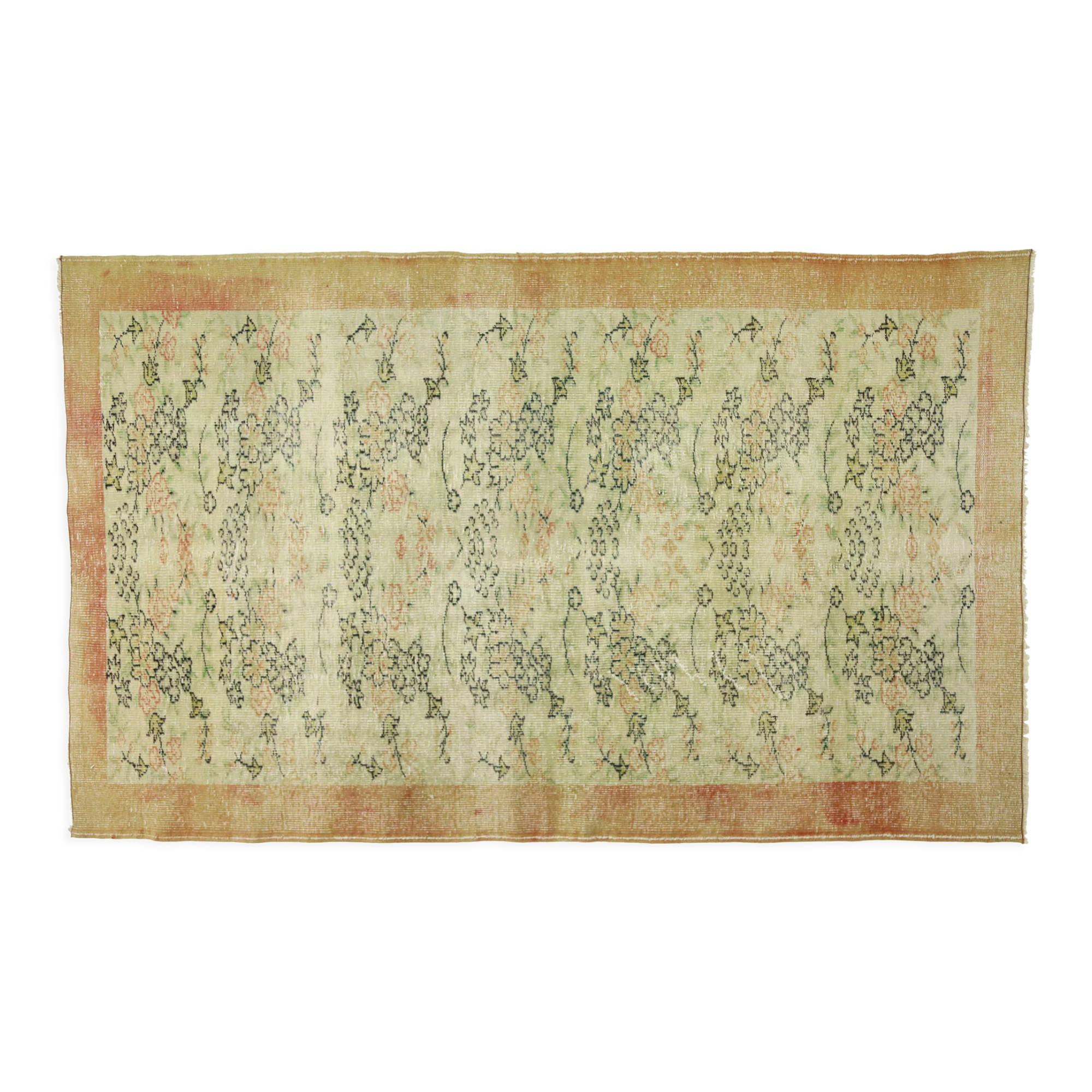 Anatolian handmade vintage rug 272 cm x 168 cm