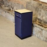 Small Mado kitchen unit from 1960 repainted in Sèvres blue