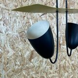 50s 60s stilnovo lamp light bauhaus mid century sheet metal design 60s 50s