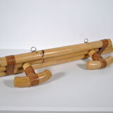 Rattan coat rack 1970