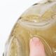Amber glass ceiling lamp by RZB Leuchten