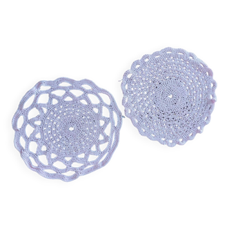 Lot crochet doilies