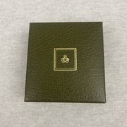 Christofle black talisman - pillbox powder box round lacquer box china silver metal tbe