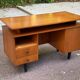 Scandinavian desk from the 50s/60s in wood 130cm