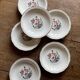 Set of 6 vintage soup plates, "Indian Tree" pattern by Digoin