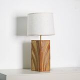 Lampe de table en rotin fabriquée à la main