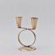 Vintage Danish silver metal candlestick