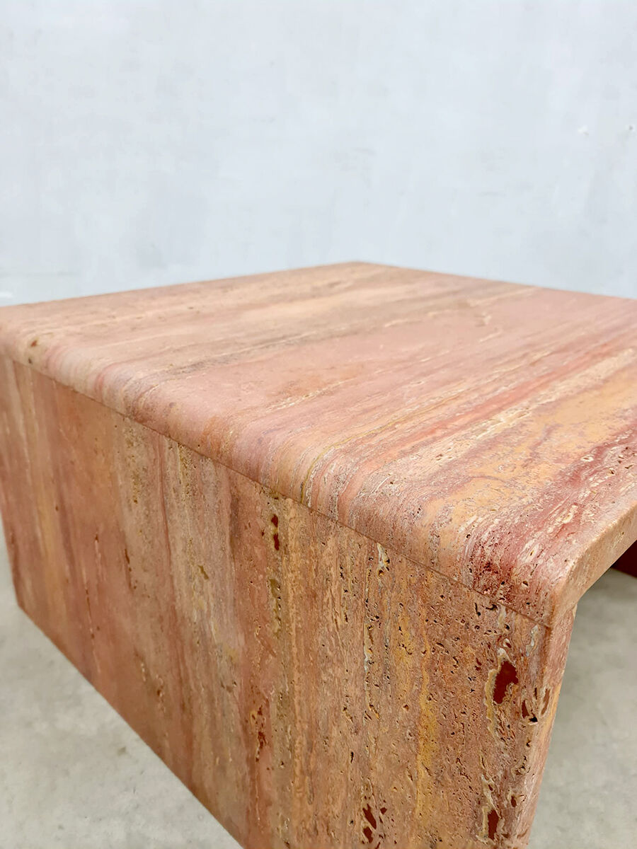 Marble coffee table 'pink chic'