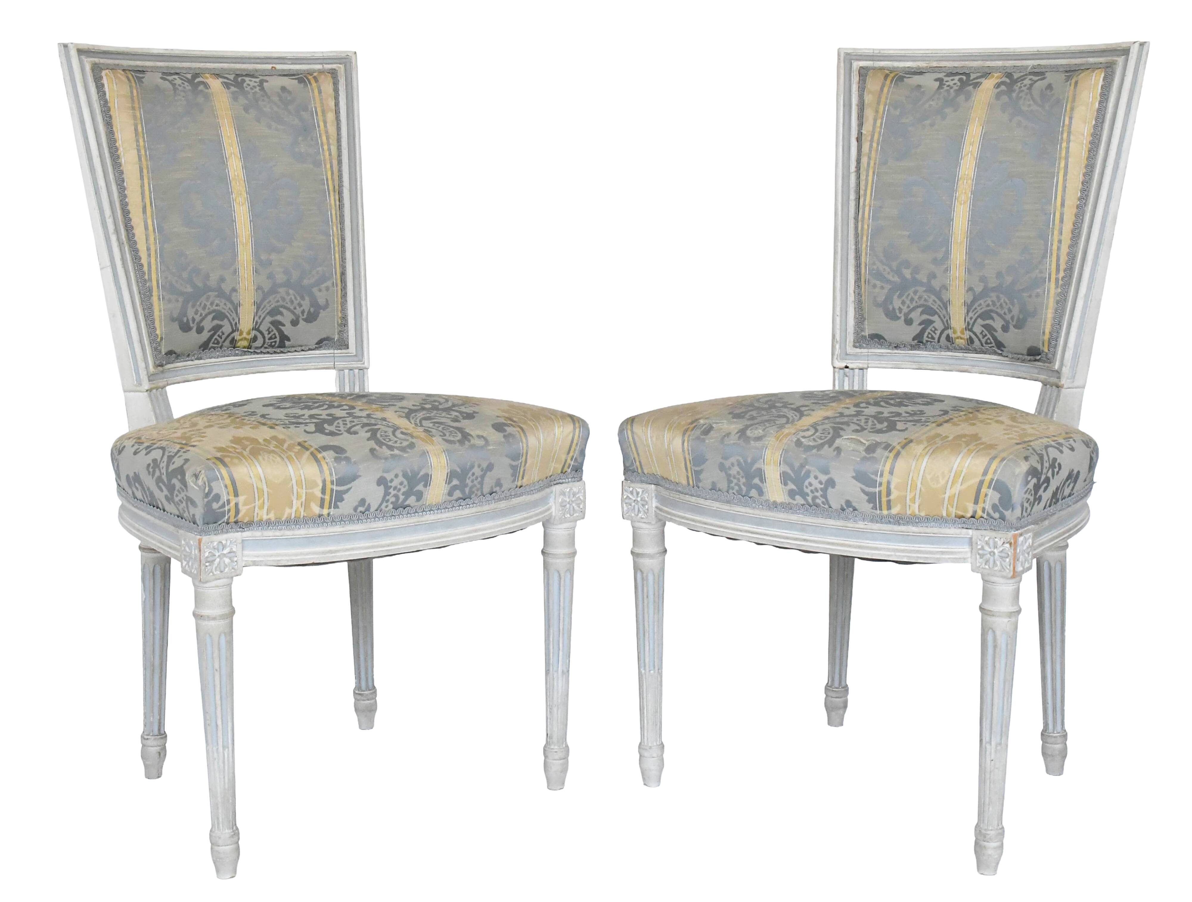 Set of 4 Louis XVI style chairs