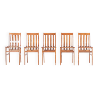 Set de 5 chaises Milano par Aldo Rossi pour Molteni - 1980s