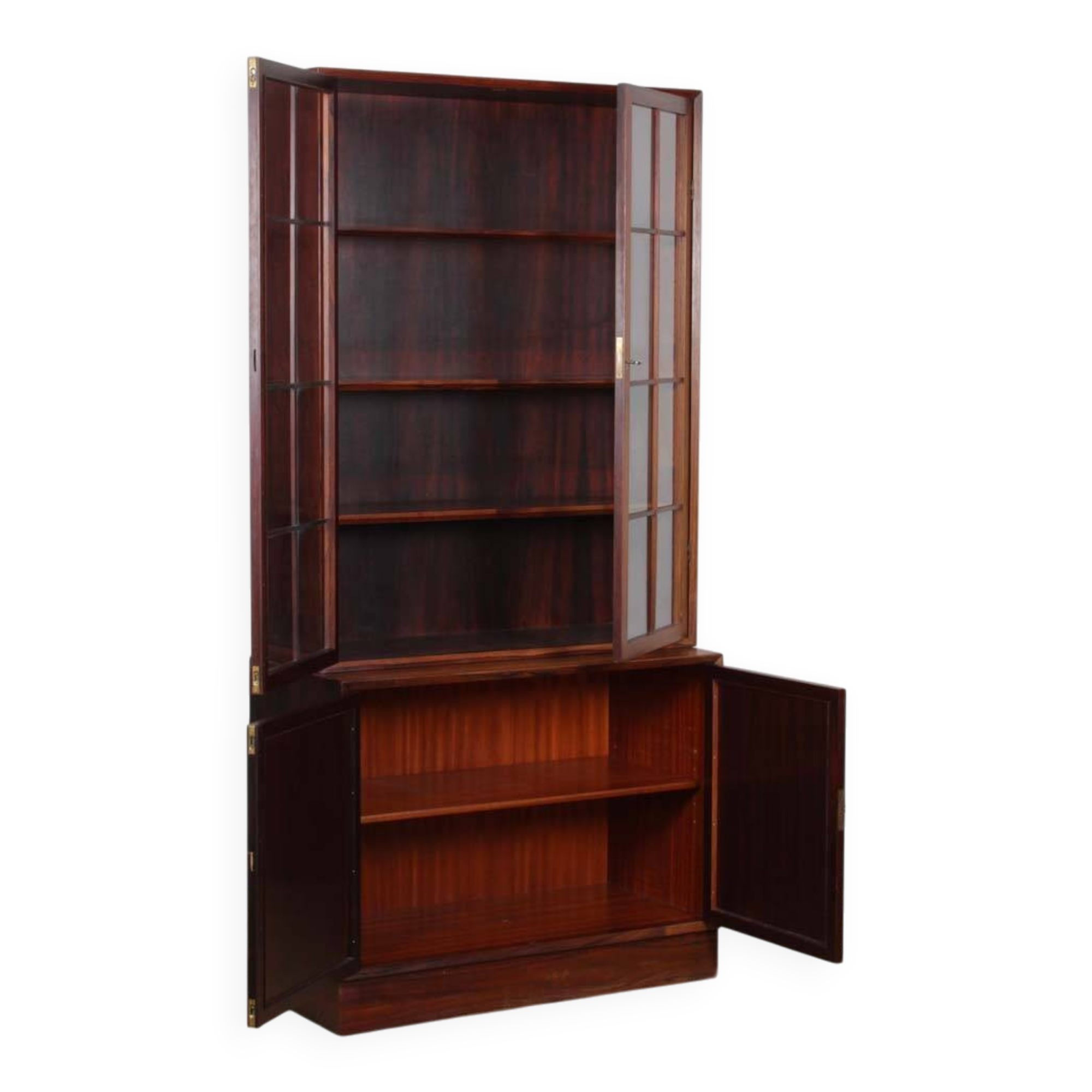 Display cabinet/bookshelf in rosewood by Lyby Mobler, 1960.
