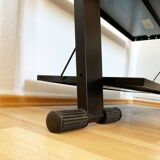 Postmodern Italian graffiti shelf by Rodney Kinsman for Bieffeplast, 1980s.