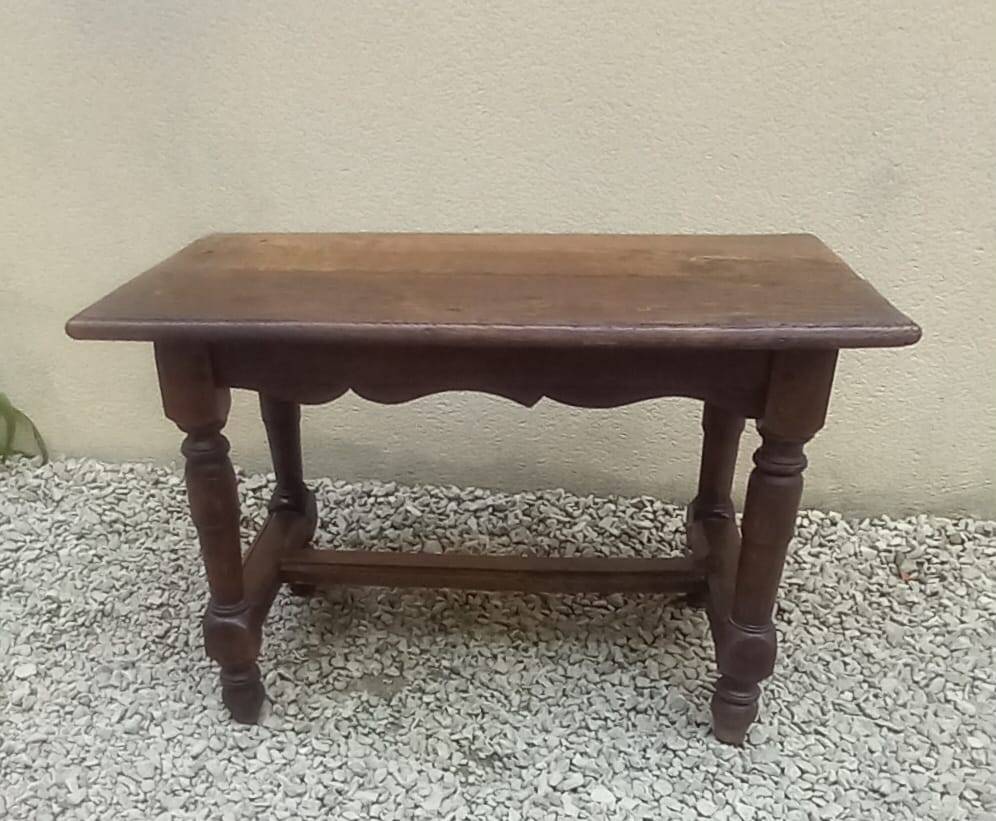 19th century oak coffee table