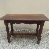 Table basse en chêne XIX siècle